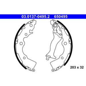 ATE 03.0137-0495.2 Kit ganasce freno posteriore per Rio Accent