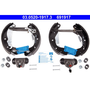 ATE 03.0520-1917.3 Kit ganasce freno posteriore per Corsa Astra Nova