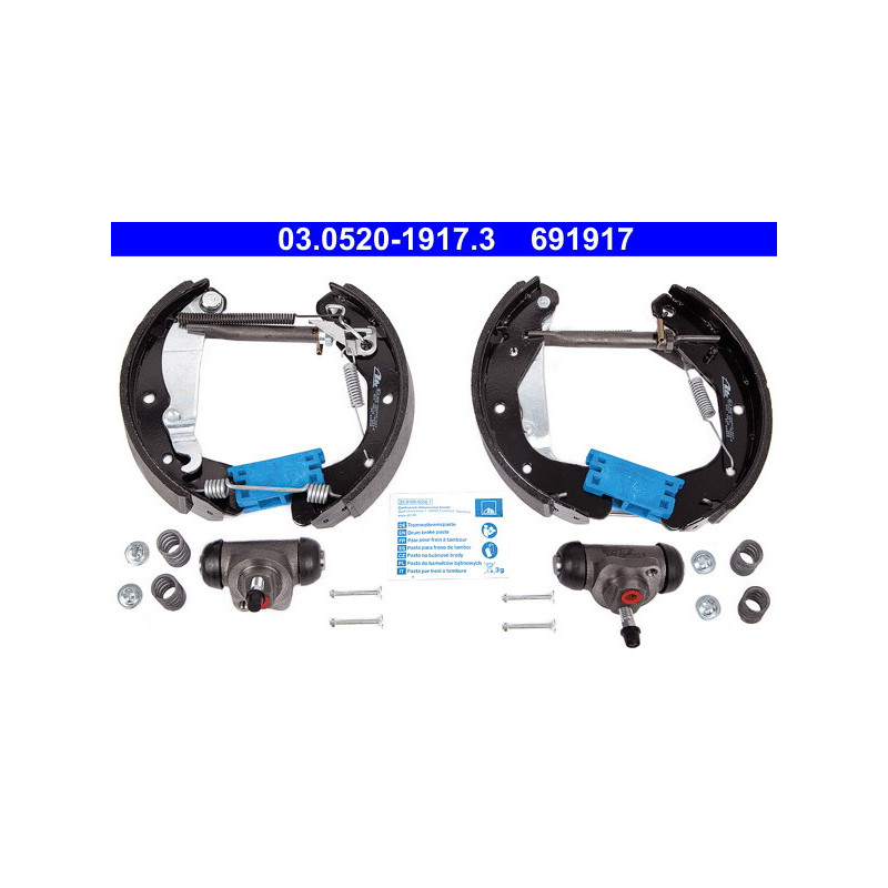 ATE 03.0520-1917.3 Kit ganasce freno posteriore per Corsa Astra Nova