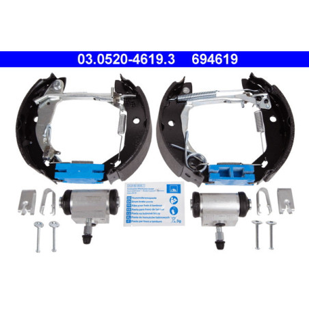 ATE 03.0520-4619.3 Sada brzdových čelistí zadní pro Mercedes A