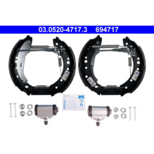 ATE 03.0520-4717.3 Juego de zapatas de frenos trasero para Renault Twingo Clio