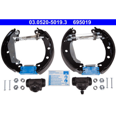 ATE 03.0520-5019.3 Kit ganasce freno posteriore per Renault Megane
