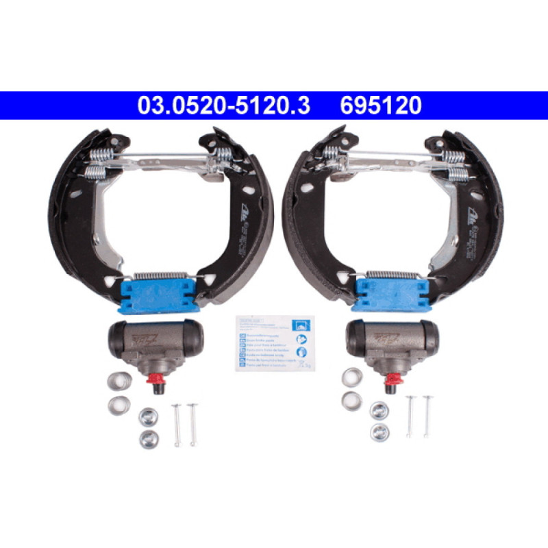 ATE 03.0520-5120.3 Kit ganasce freno posteriore per Punto Y