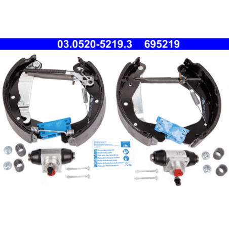 ATE 03.0520-5219.3 Bremsbackensatz Hinten für Corsa Corsavan Tigra