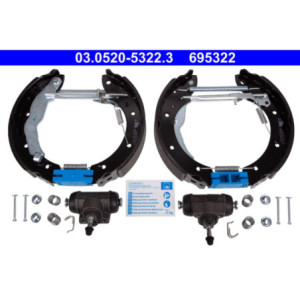 ATE 03.0520-5322.3 Jeu de mâchoires de frein arrière pour BMW 3