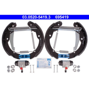 ATE 03.0520-5419.3 Brake Shoe Set Rear for Skoda Roomster Octavia