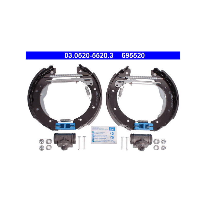 ATE 03.0520-5520.3 Kit ganasce freno posteriore per Megane Scenic Laguna