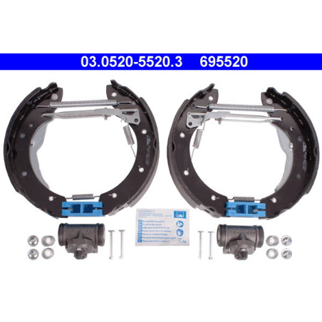 ATE 03.0520-5520.3 Jeu de mâchoires de frein arrière pour Megane Scenic Laguna
