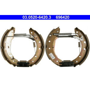 ATE 03.0520-6420.3 Juego de zapatas de frenos trasero para 306 Xsara 206 106 Saxo