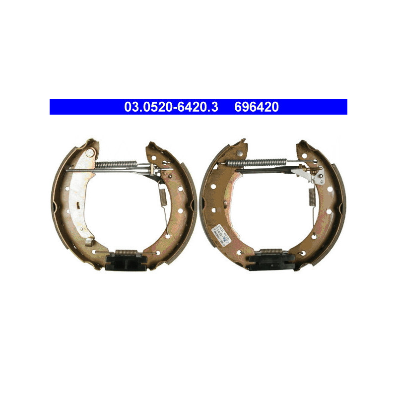 ATE 03.0520-6420.3 Juego de zapatas de frenos trasero para 306 Xsara 206 106 Saxo