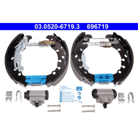 ATE 03.0520-6719.3 Kit ganasce freno posteriore per Corsa Adam Corsavan