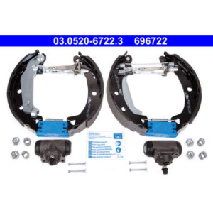 ATE 03.0520-6722.3 Sada brzdových čelistí zadní pro Brava Bravo Marea 145 146