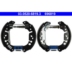 ATE 03.0520-6819.3 Brake Shoe Set Rear for Corsa Adam Corsavan