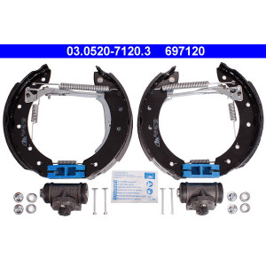 ATE 03.0520-7120.3 Bremsbackensatz Hinten für Renault Laguna