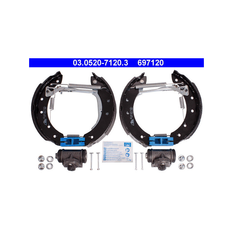 ATE 03.0520-7120.3 Bremsbackensatz Hinten für Renault Laguna