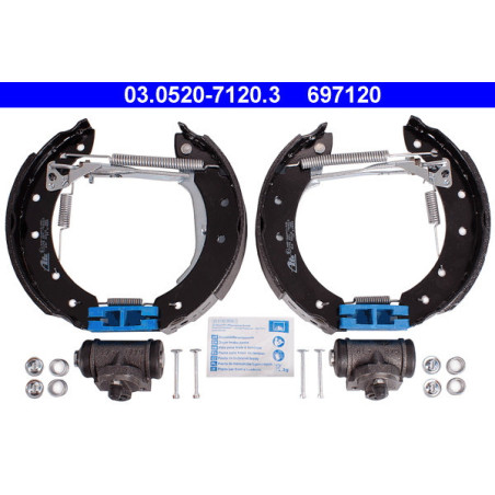 ATE 03.0520-7120.3 Bremsbackensatz Hinten für Renault Laguna