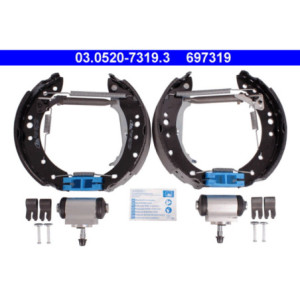 ATE 03.0520-7319.3 Brake Shoe Set Rear for Colt Forfour
