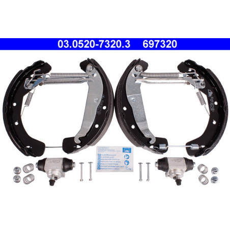 ATE 03.0520-7320.3 Bremsbackensatz Hinten für Vectra Zafira