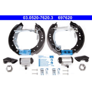 ATE 03.0520-7620.3 Kit ganasce freno posteriore per C3 C2 Enterprise 1007