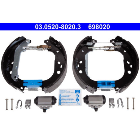 ATE 03.0520-8020.3 Brake Shoe Set Rear for Ford Transit