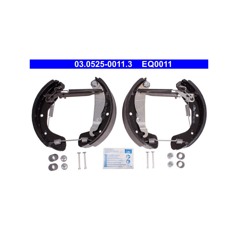 ATE 03.0525-0011.3 Bremsbackensatz Hinten für Astra Vectra Nubira Lanos Nexia Espero Racer