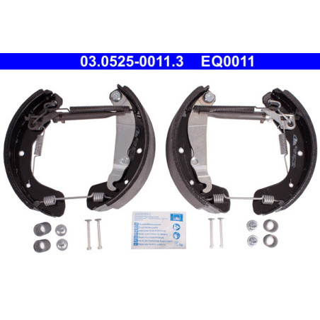 ATE 03.0525-0011.3 Brake Shoe Set Rear for Astra Vectra Nubira Lanos Nexia Espero Racer