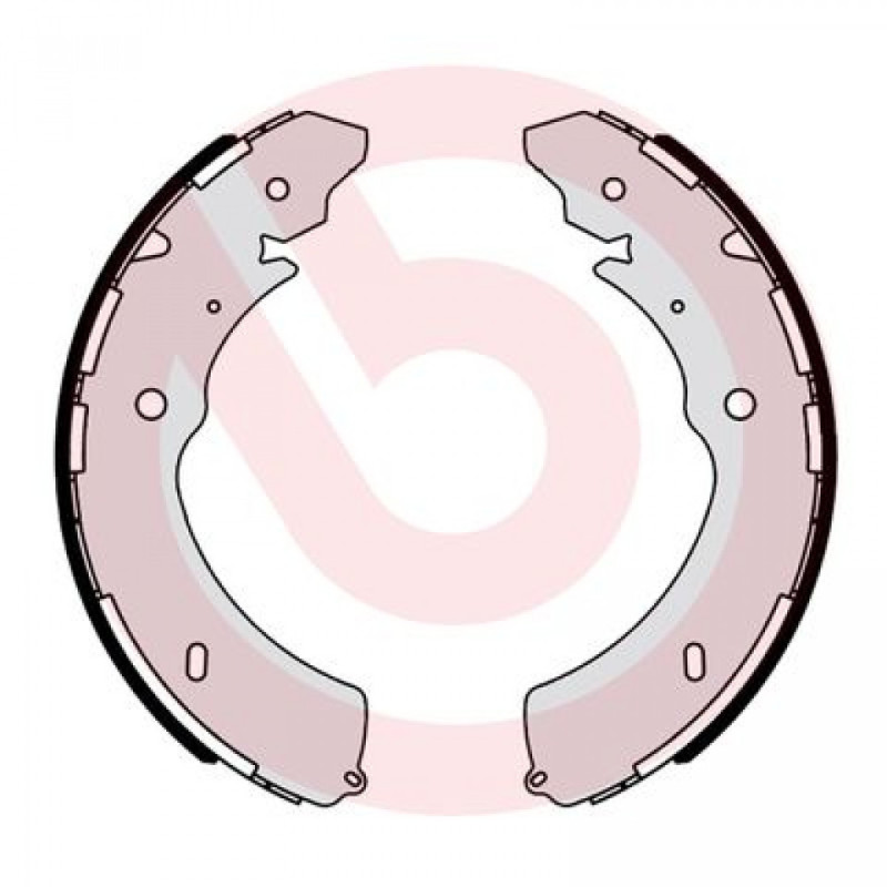 BREMBO S 34 508 Bremsbackensatz Hinten für Isuzu D-Max