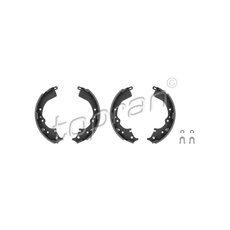 TOPRAN 633 908 Brake Shoe Set Rear for