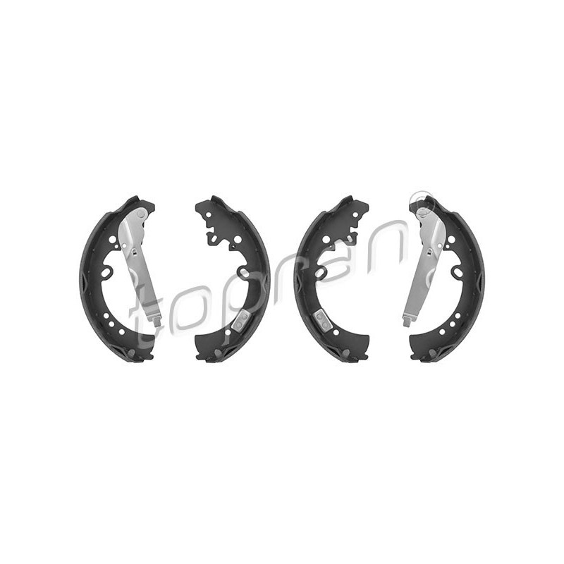 TOPRAN 633 909 Jeu de mâchoires de frein pour