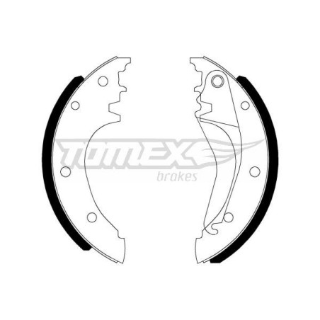 TOMEX Brakes TX 22-90 Kit ganasce freno per