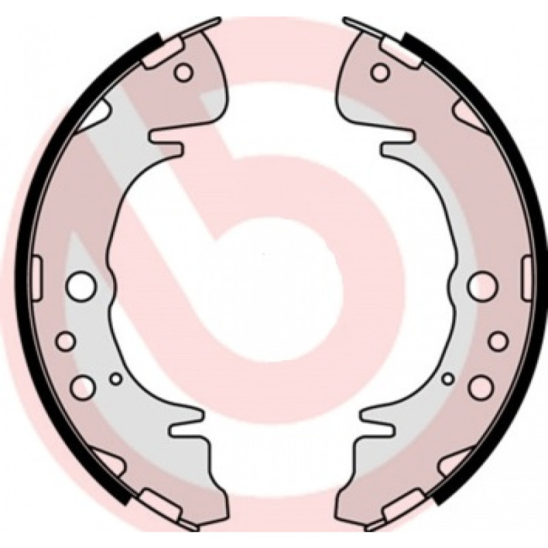 BREMBO S 11 503 Sada brzdových čelistí zadní pro Trajet Sportage Santa Fe