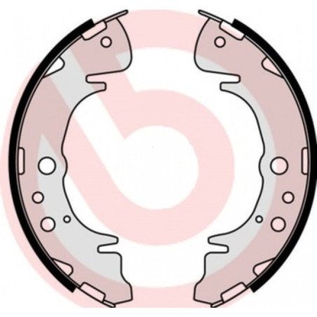BREMBO S 11 503 Brake Shoe Set Rear for Trajet Sportage Santa Fe