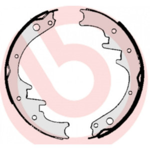 BREMBO S 37 501 Sada brzdových čeľustí zadné pre Jeep Comanche