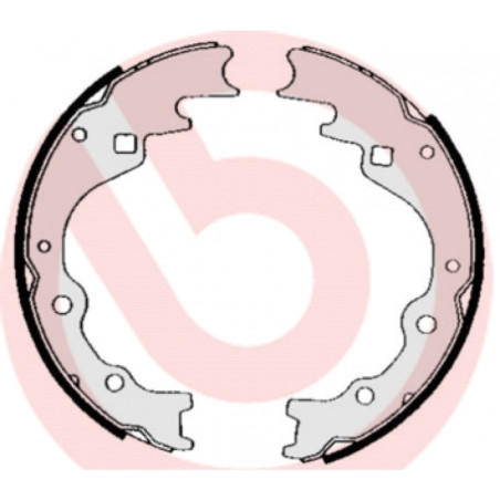 BREMBO S 49 514 Juego de zapatas de frenos trasero para E-Series Rocsta E-serie Pregio K2500 Besta
