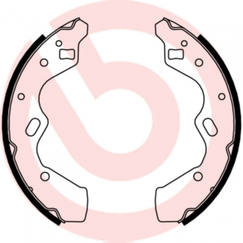 BREMBO S 49 520 Sada brzdových čeľustí zadné pre Avella 2 Demio