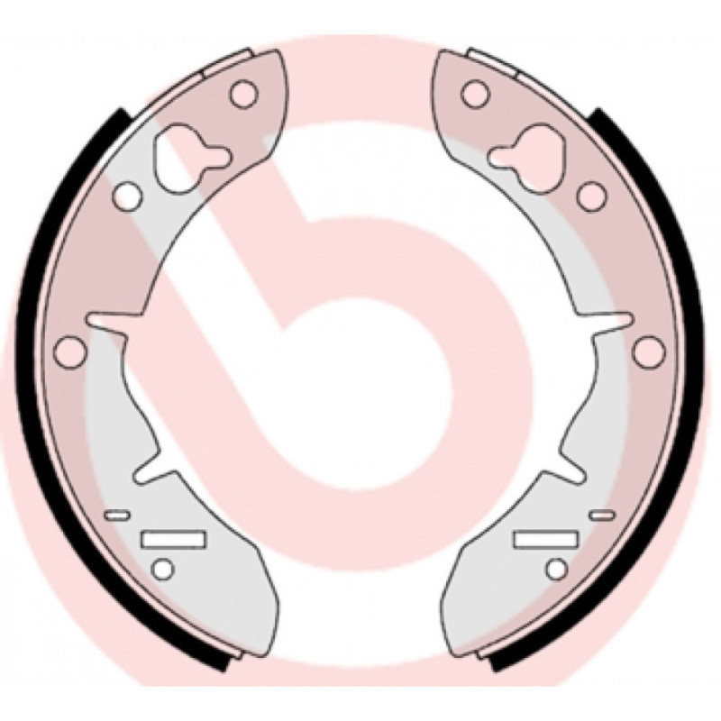 BREMBO S 52 501 Jeu de mâchoires de frein arrière pour Mini 100 Metro 1000-Series
