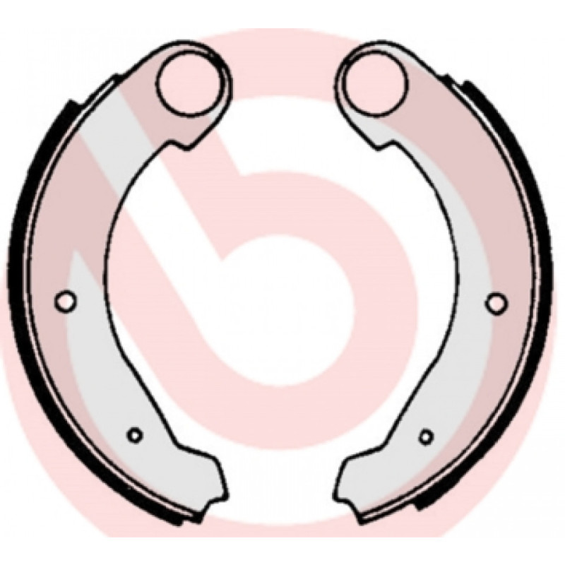 BREMBO S 61 503 Sada brzdových čeľustí zadné pre 2CV Dyane Mehari Acadiane