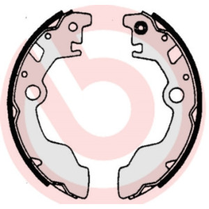 BREMBO S 78 506 Juego de zapatas de frenos trasero para Subaru Vivio Rex