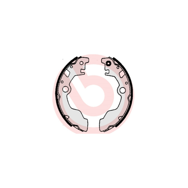 BREMBO S 78 506 Sada brzdových čelistí zadní pro Subaru Vivio Rex