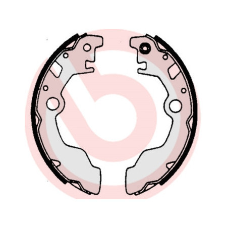BREMBO S 78 506 Jeu de mâchoires de frein arrière pour Subaru Vivio Rex