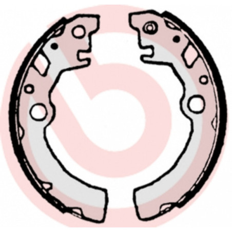 BREMBO S 79 519 Brake Shoe Set Rear for
