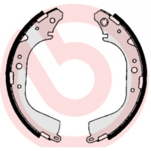 BREMBO S 83 530 Juego de zapatas de frenos trasero para Hilux Hiace / Commuter Taro 4 Runner Dyna