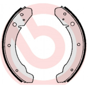 BREMBO S 85 501 Sada brzdových čelistí zadní pro KAEFER Safari Iltis 924