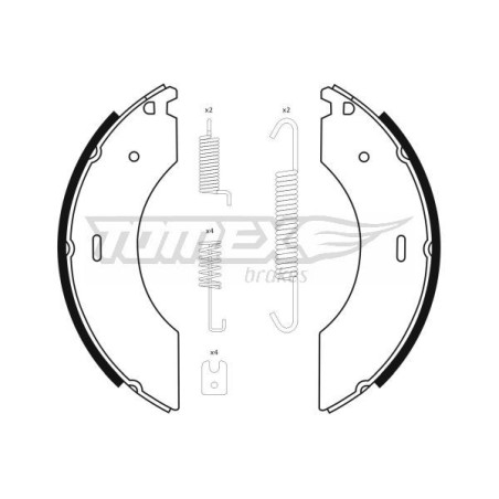 TOMEX Brakes TX 23-41 Bremsbackensatz für