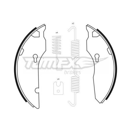 TOMEX Brakes TX 23-43 Jeu de mâchoires de frein pour