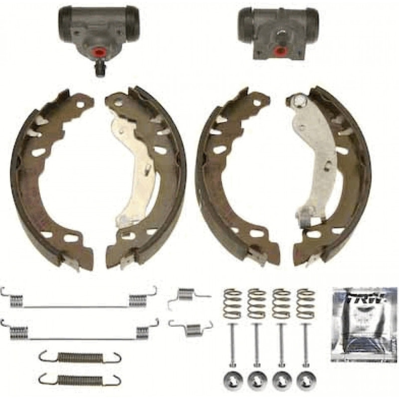 TRW BK1767 Kit ganasce freno per