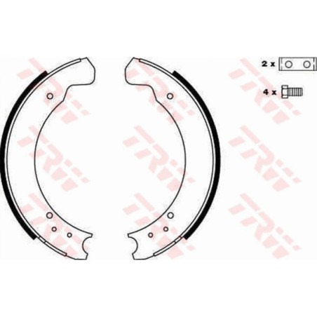 TRW GS6075 Kit ganasce freno per
