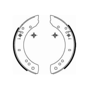 TRW GS6082 Jeu de mâchoires de frein pour