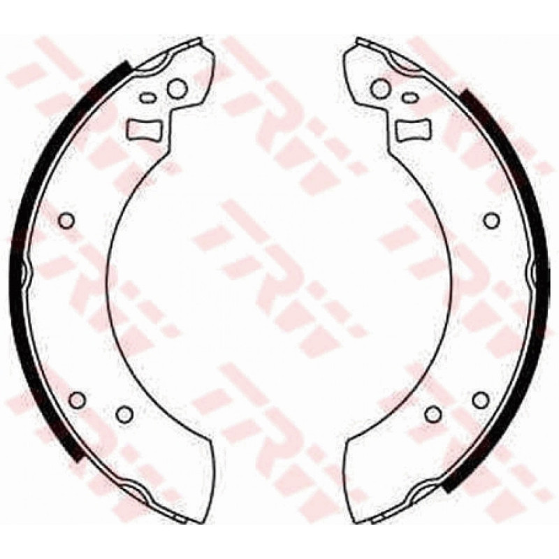 TRW GS6125 Bremsbackensatz für