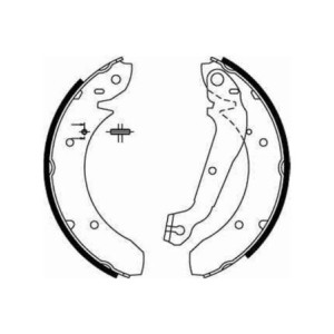 TRW GS6166 Brake Shoe Set Rear for